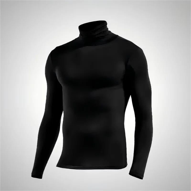 

Thermal Underwear Tops Men Winter Clothes Thermal Shirt Autumn Men's Winter Tights High Neck Thin Slim Fit Long Sleeve T-shirt