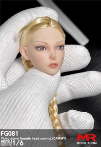 En Stock Fire Girl Toys FG081 1/6 Video Girl Girl Cammy Head Sculpt Talling Model Fit 12 '' Figura de acción de blanqueamiento femenino Figura 8 Mejores ventas 1 6 Sculp de cabeza femenina - №7