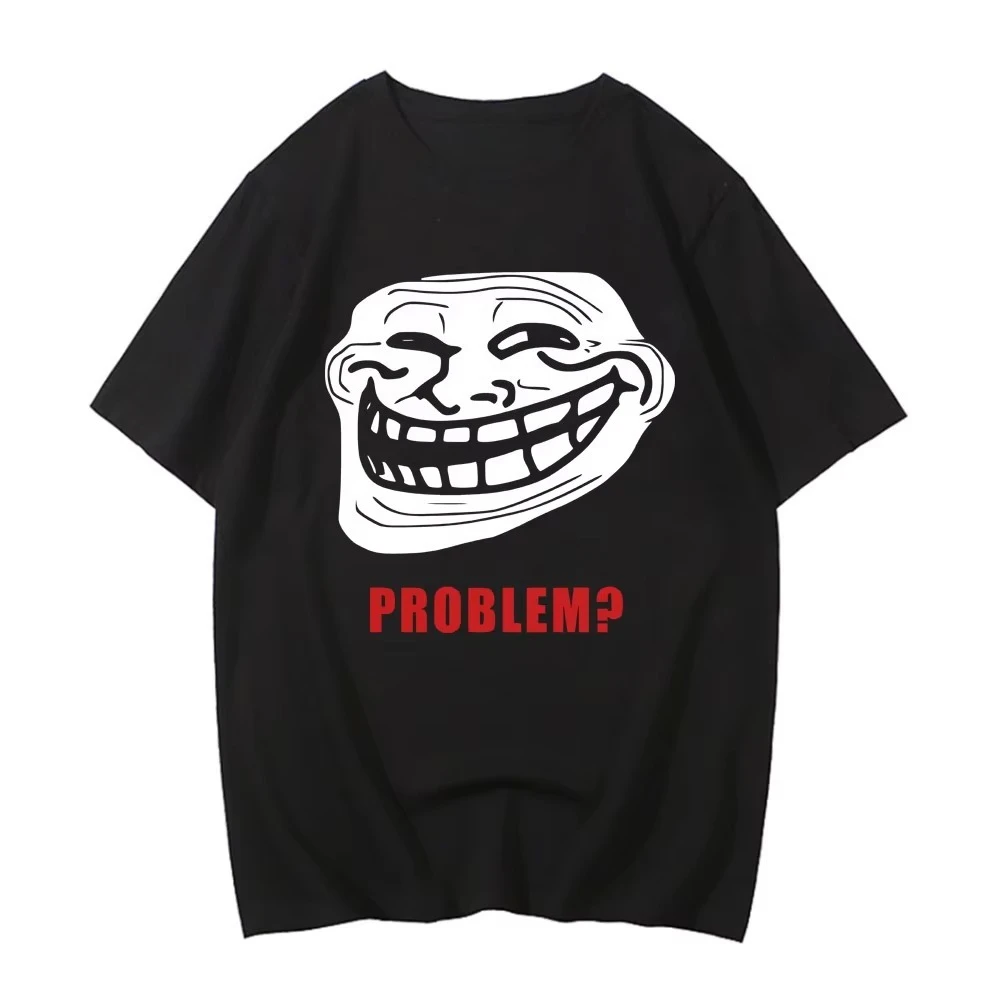 2026 Fashion New MEME RAGE COMIC FUNNY TROLL JOKE INTERNET Mens Womens T-Shirt Cotton High Quality TEE Shirt Large