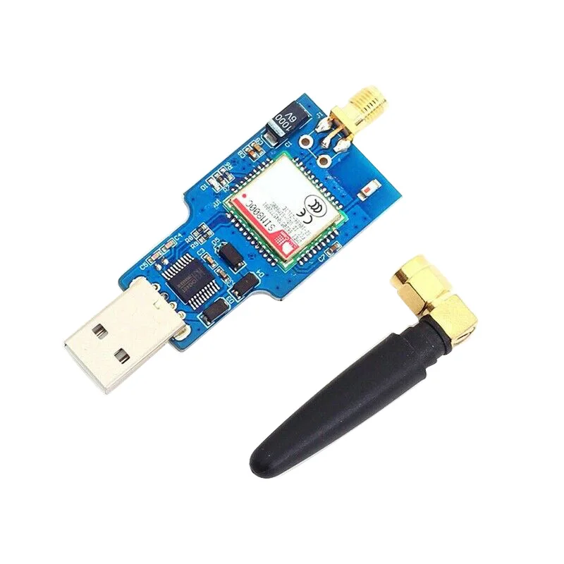 

Модуль USB к GSM Четырехдиапазонный модуль GSM GPRS SIM800C для Bluetooth SMS-сообщения с антенной