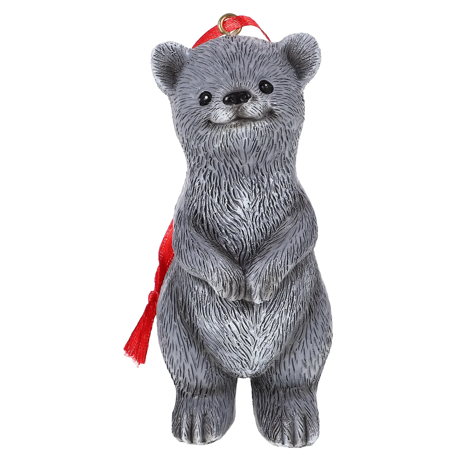 

Очаровательная декоративная фигурка медведя из смолы для подвешивания в саду, украшение для дома, офиса, двора, садовые принадлежности