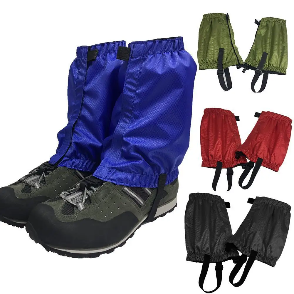 1 Pair Of Outdoor Hiking Anti-snow Leggings Adjustable Outdoor Equipment Travel Leggings Waterproof S7N1