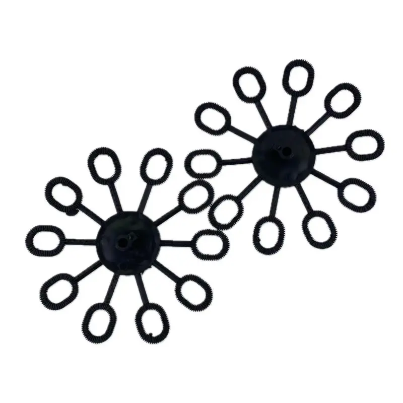 2 قطعة 155 مللي متر عجلة آلة الفقاعات الصغيرة ، مرحلة آلة فقاعة الطرف المكره عداء عجلة ريشة ، عجلات صانع الفقاعات قطر 15 سنتيمتر #1