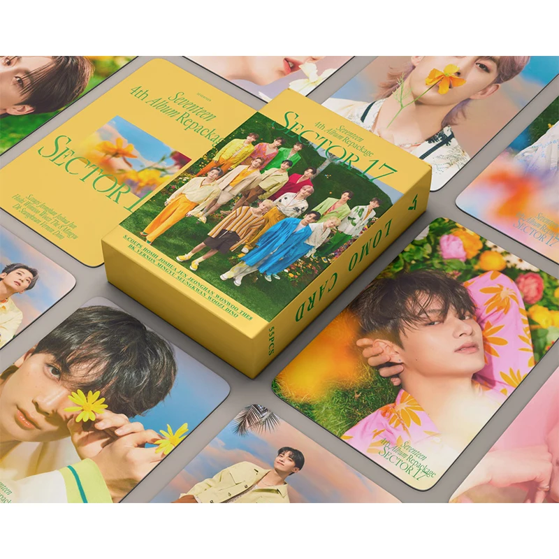 HOT 55Pcs Set Kpop Sector Face The Sun Photo Cards Attacca Darling LOMO Cards Phone Premium Photos