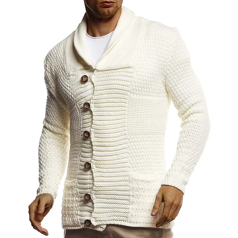 

Men's Sweater Cardigan Autumn And Winter New Yamamoto Style Solid Color Casual Large Size Sweater