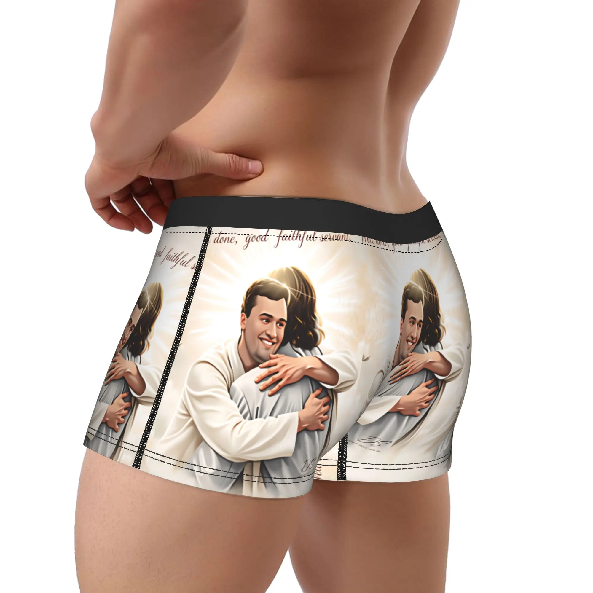 تشارلي كيرك الملائكية المدافعين الملابس الداخلية رجل سراويل نمط مرونة جذع ترينكي السراويل ملخصات زائد الحجم