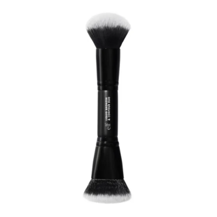 

Liquid Bronzer and Contour Dual-Ended Makeup Brush - This dual-ended brush is designed to easily apply liquid contouring.