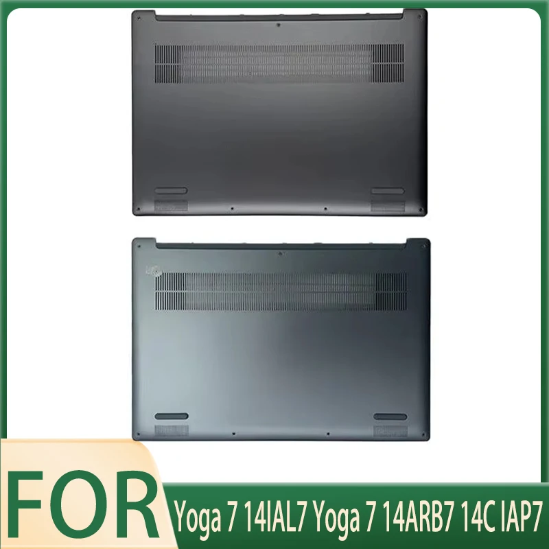 

Original New 5CB1J02059 Dark Gray for Yoga 7 14IAL7 Yoga 7 14ARB7 14C IAP7 Bottom Case Base Cover Lower Case D Cover 82QE