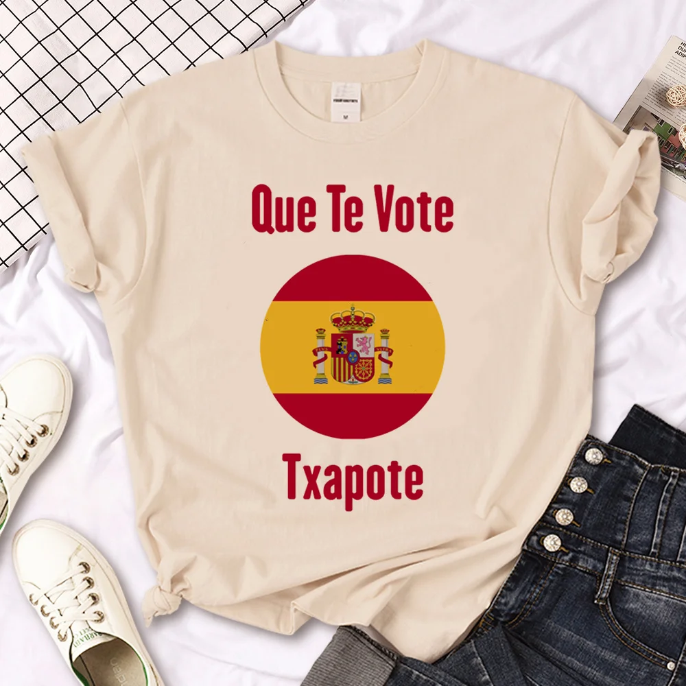 

Футболки You Vote Txapote, женская летняя футболка, Женская японская одежда