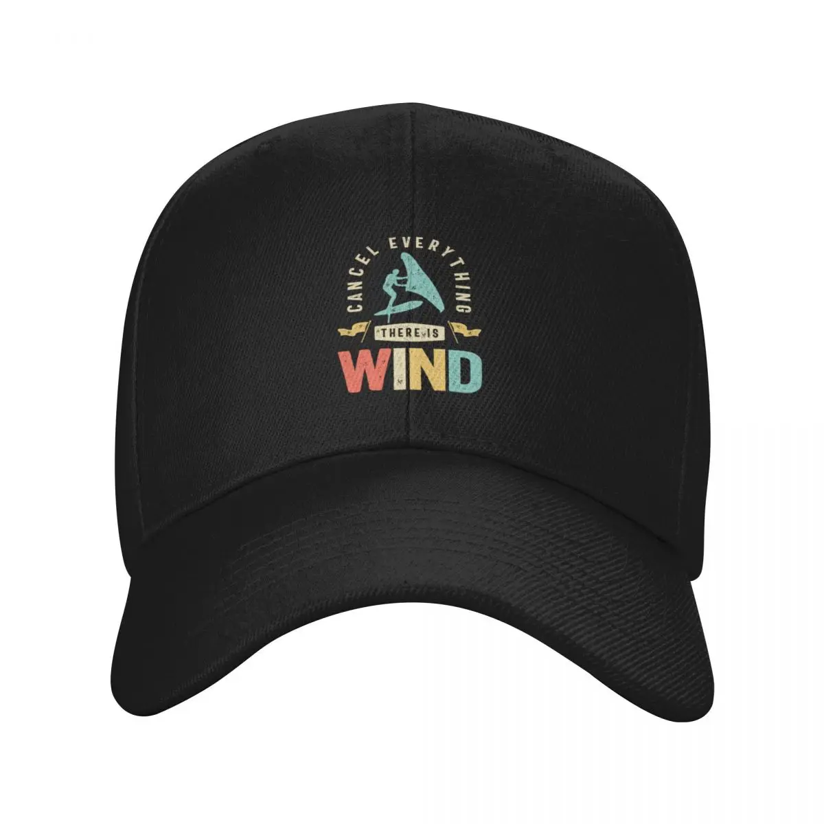 Cancel everything there is wind - Wing Foil Baseball Cap Fashion Beach fashionable Beach Mountaineering Luxury Woman Men's