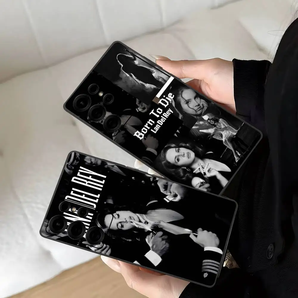 Singer Lana-Del R-Rey Handyhülle für Samsung S 24 fe 25 Ultra plus 20 lite 21 30 22 23 24 22 Ultra 5G Fundas