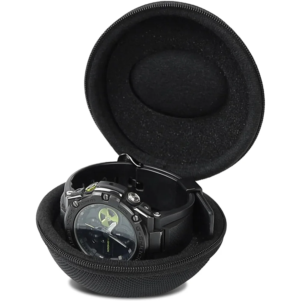 1 Stück Tragbare EVA Einzeluhren-Reisetasche Uhrenaufbewahrungsbox Uhrenhalter Wasserdicht für Smartwatches Reiseetui