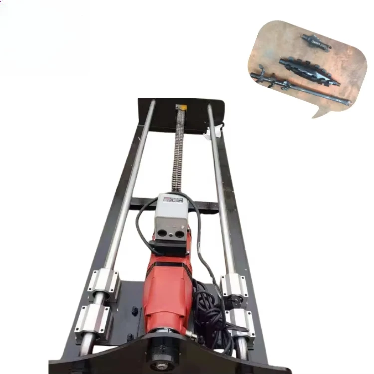 High-power dual-high water-drill pipe machine, domestic water supply installation machine for roads, hole drilling machine