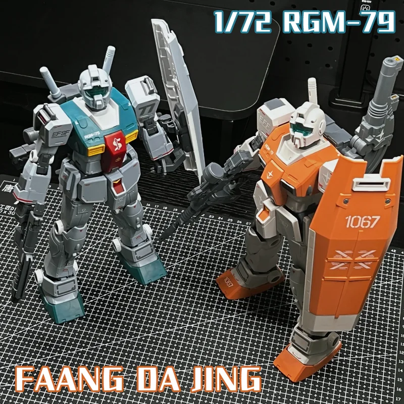 

FANGDAJING 1/72 GM Origin RGM-79 26CM Assembly Model Kits Plastic skeleton Kits Anime Action Figure Robot Plastic Model Toys