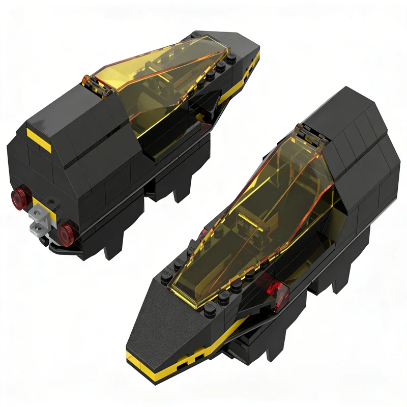 568 pz MOC Spazio Blacktron I Monorail Modello Building block Costruzione regali Di Natale FAI DA TE idea creativa giocattoli Educazione Mattoni