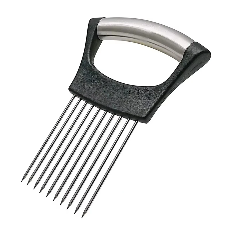 

Leeseph Onion Holder, Stainless Steel Onion Slicer Holder for Slicing and Storage of Onions Avocados and Vegetables