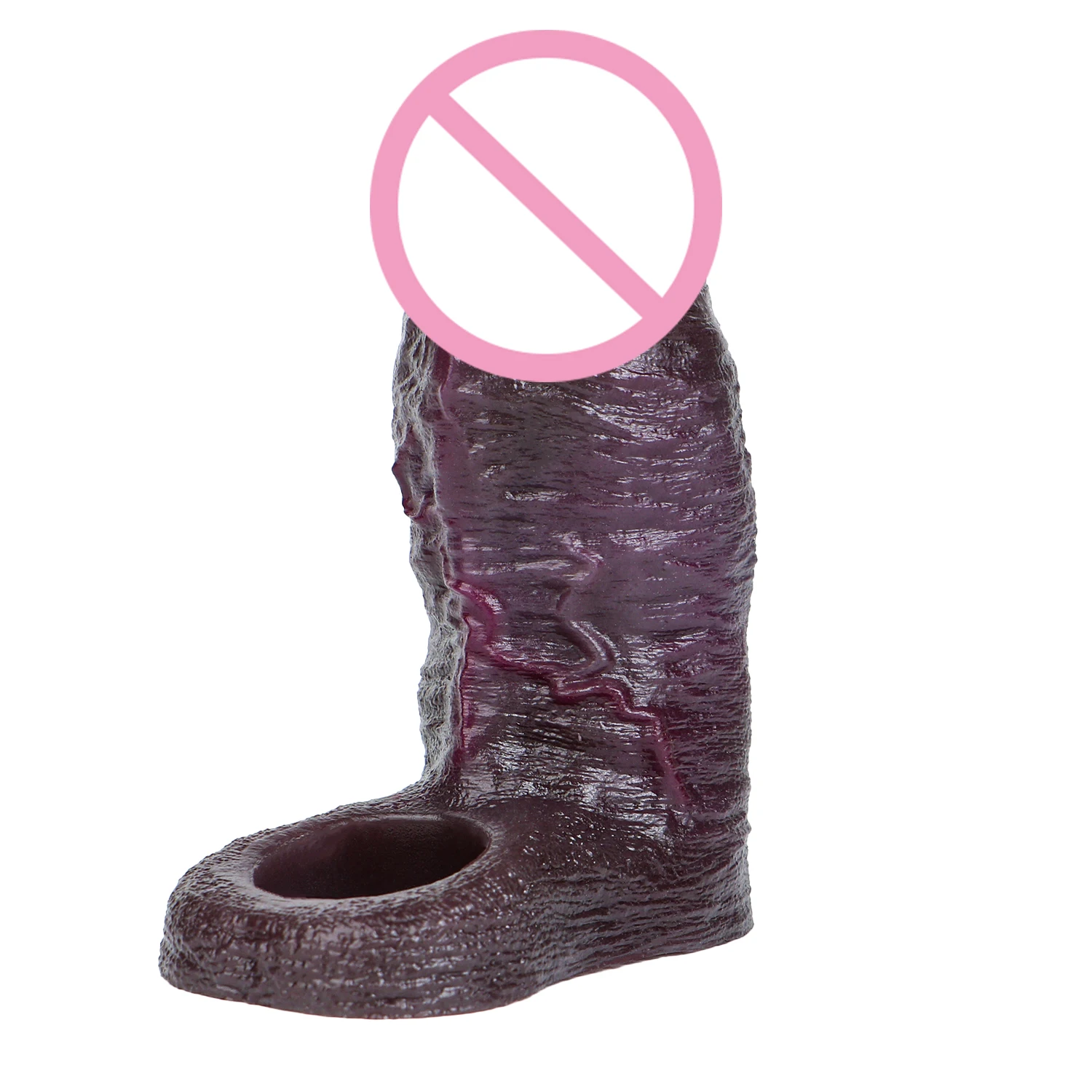 ORALSX واقعية الجوف دسار غمد مفتوحة نهاية القضيب كم سيليكون موسع القضيب مضخة لعبة الجنس للرجال الكبار الديك توسيع #3