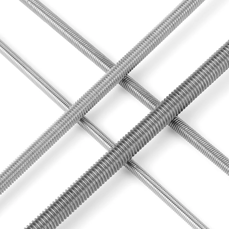 304 Stainless Steel Left-thread Full Threaded Rod Bolt M4 To M24 Fully Metric Headless Bolt Thread Stud Rods Screw Length 250mm