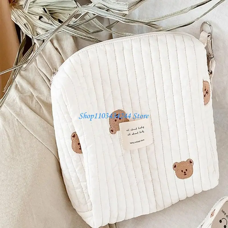 

Easy to Carry Multi-pocket Baby Diaper Bag Stroller Bag for Diapers /Wipes and Baby-Bear Mummy Bag