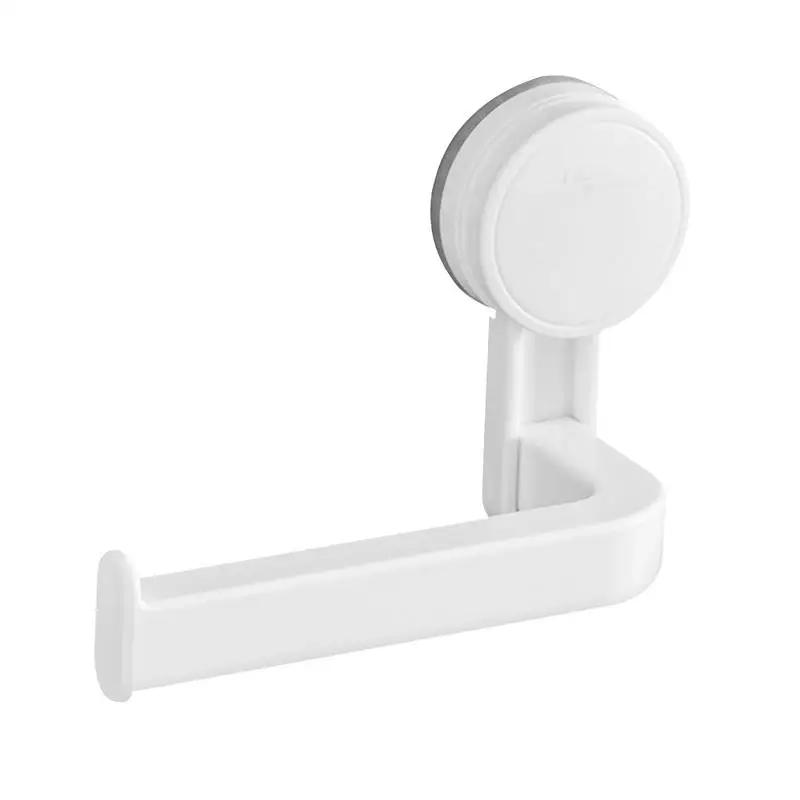 

Toilet Paper Holder Suction Multi-Purpose Suction Toilet Paper Bracket Stick-On Bathroom Tissue Holder with Thickened Design