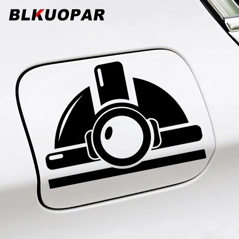 BLKUOPAR Mining Helmet Car Stickers Anime Personality Die-cut Scratch-Proof Laptop Windshield Graphics Surfboard Car Accessories