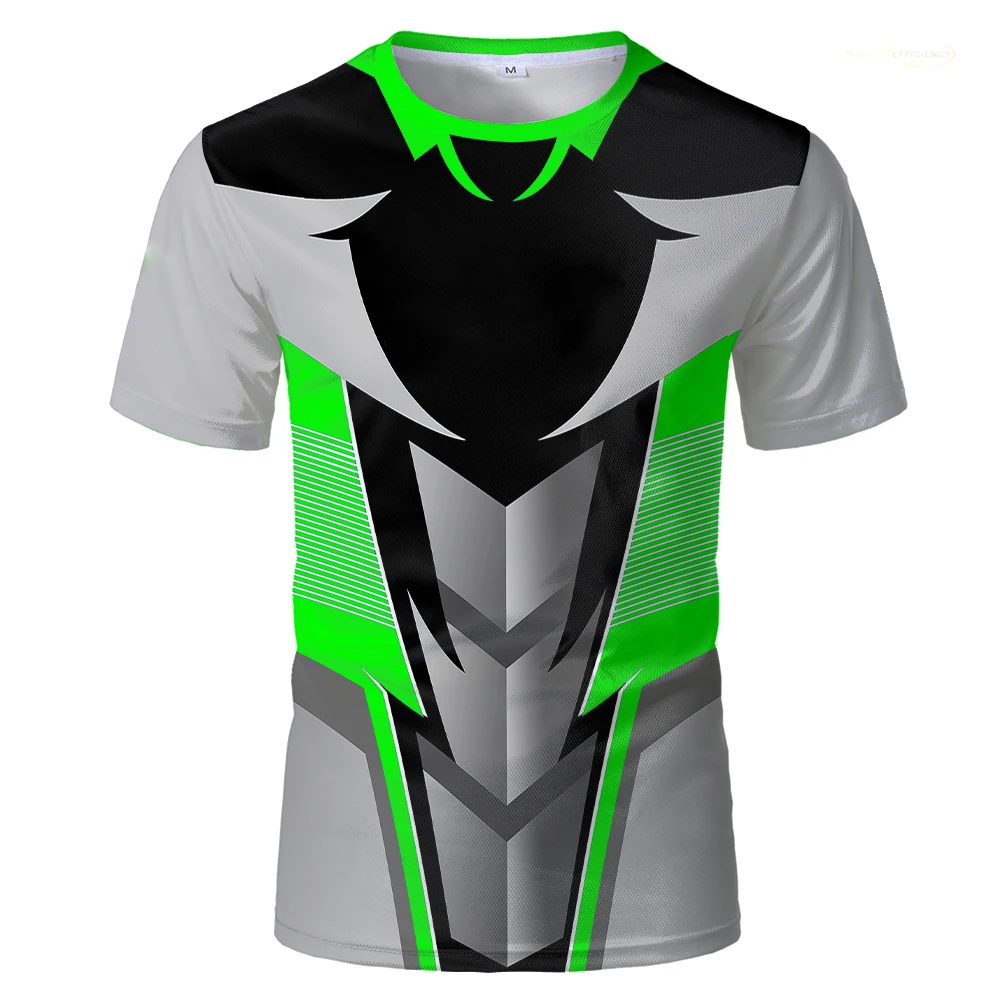 2024 New Mecha Style Fashion Men's T-shirts Christmas Gift Children's Trendy t shirt Outdoor casual Unisex boy Sports Tops image 3