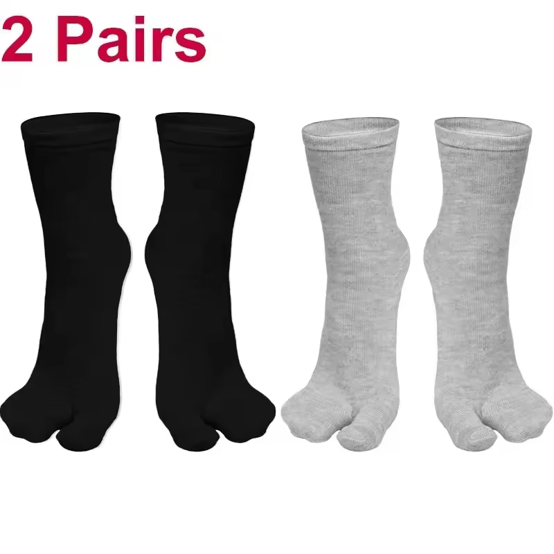 Fashion Japanese Style Tabi Toe Socks for Men Women Summer Fiber Two Finger Socks Kimono Flip Flop Sandal Split Tabi Toe Sock - Image 15