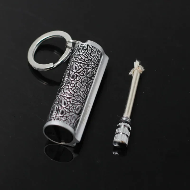 

New HONEST Outdoor Match Multifunctional Camping Lighter Waterproof Portable Lighter Waterproof Metal Outdoor Survival Tool