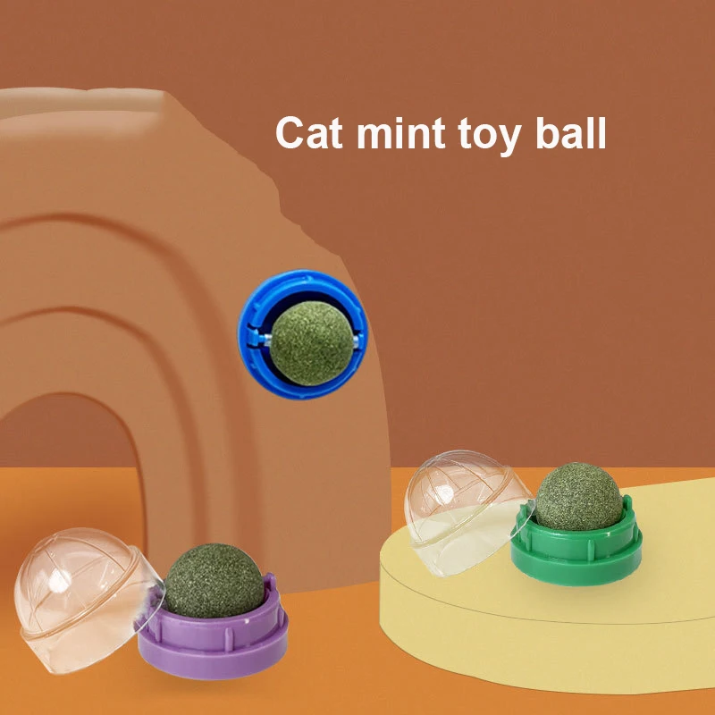 Cat Bite Ball Cat Toy Suitable for Kittens to Clean Teeth, Catnip Relieves Oral Health, Self Entertainment, Pet Chewable image 4