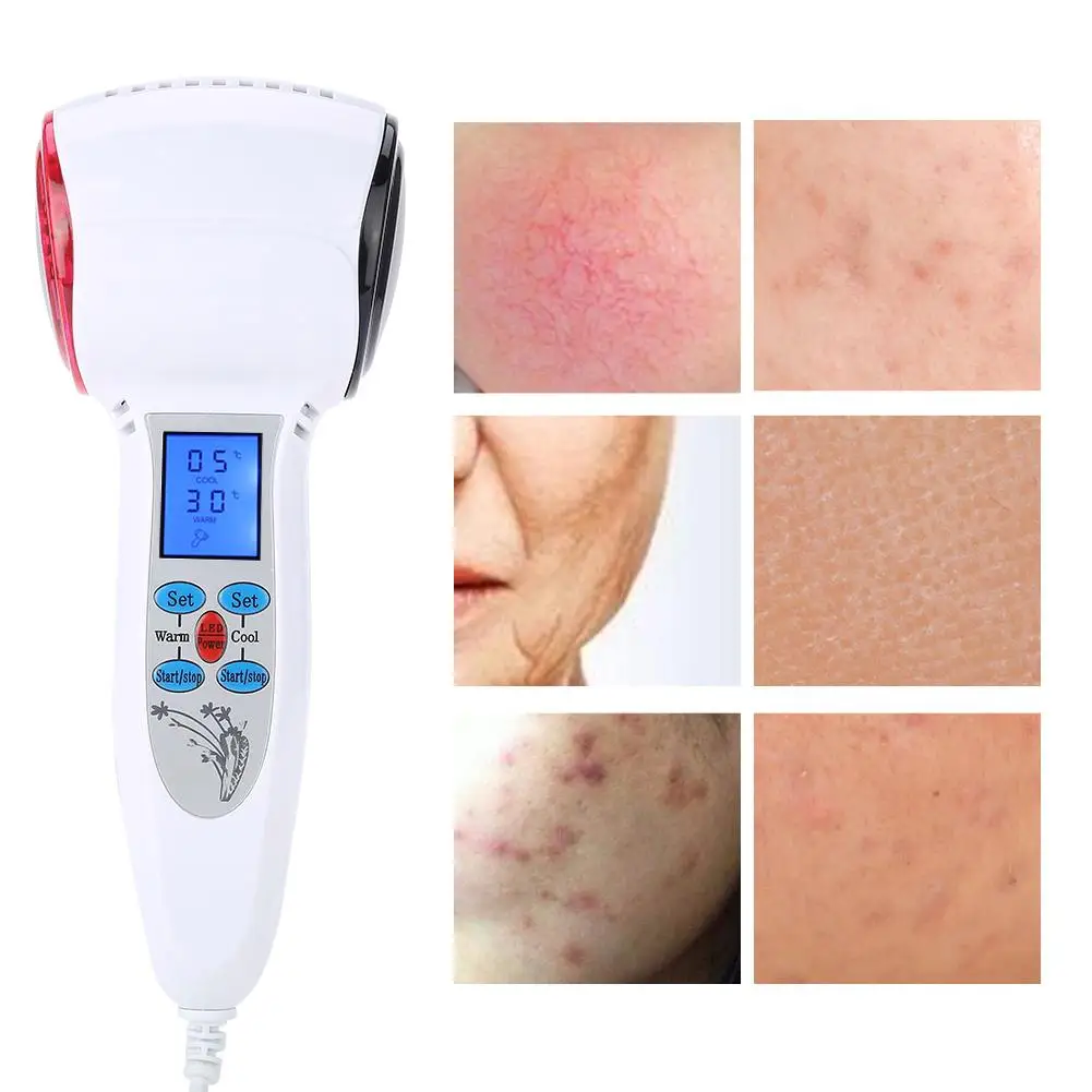 Hot Cold Hammer Gesichts massage gerät Haut lifting Verjüngung Anti-Aging-Maschine