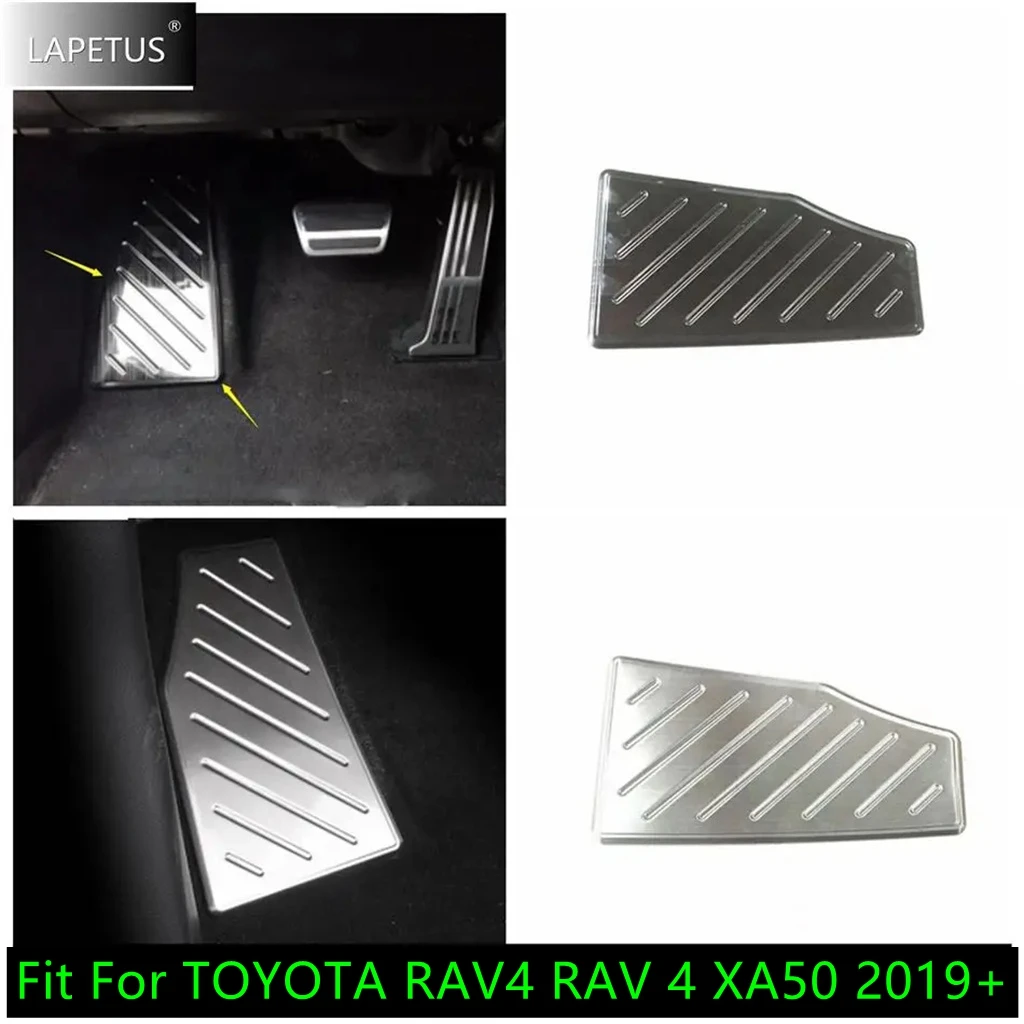 

Auto Left Foot Rest Pedal Pad Plate Footrest Panel Frame Cover Trim For TOYOTA RAV4 RAV 4 XA50 2019 - 2024 Interior Accessories