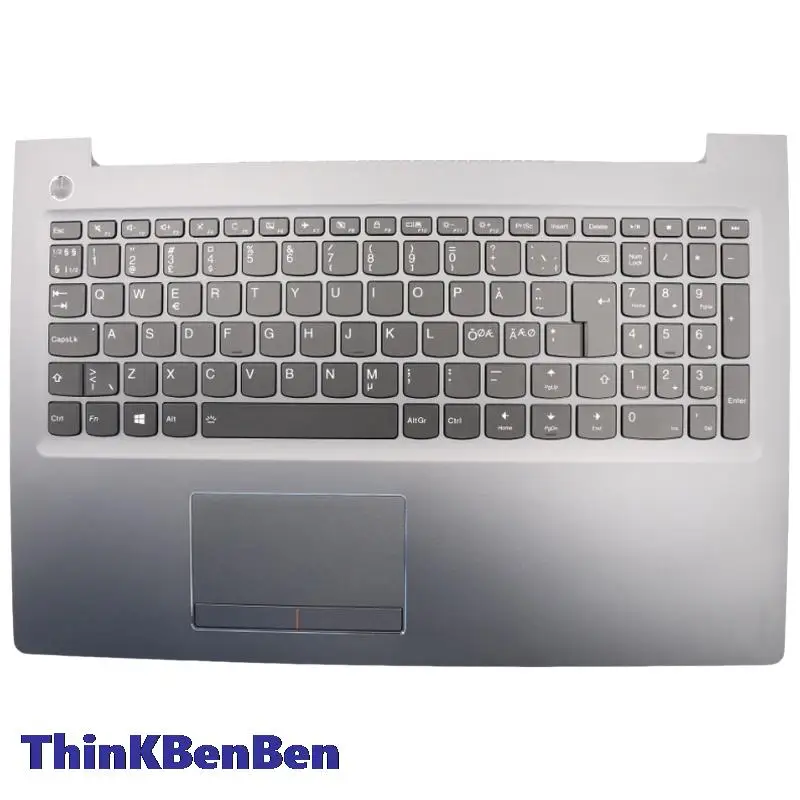 

NDC Nordic Gun металлическая клавиатура, верхний чехол, упор для рук, чехол для Lenovo Ideapad 510 15 15IKB 15ISK 5CB0M31072