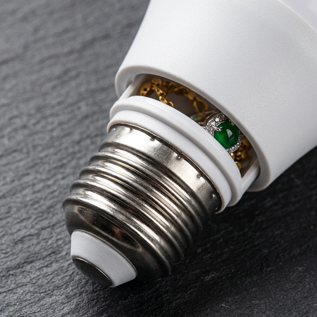 Secret Hiding Light Bulb Diversion Safe Can Household Concealed Stash Container Private Hidden Storage Compartment BHL2303