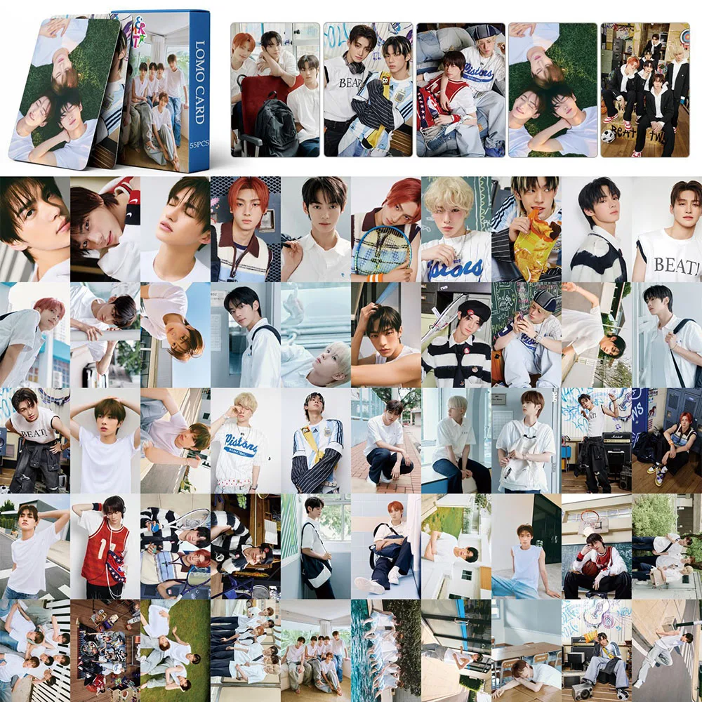 55ชิ้น/กล่อง kpop ชนะฤดูร้อน TWS! Hanjin shinyu dohoon kado ulang tahun แฟนๆอัลบั้ม photocards แบบเลเซอร์