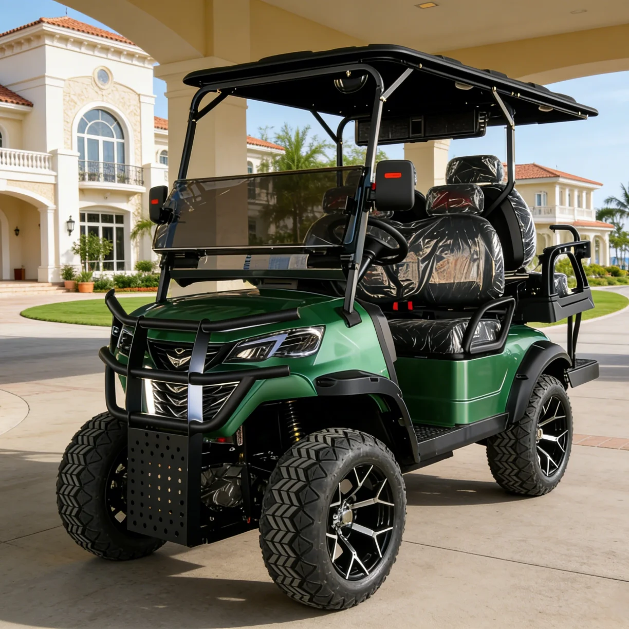 Street Legal All-Terrain 4WD Electric Golf Cart With Powerful Off-Road Performance For Golf Course & Resort