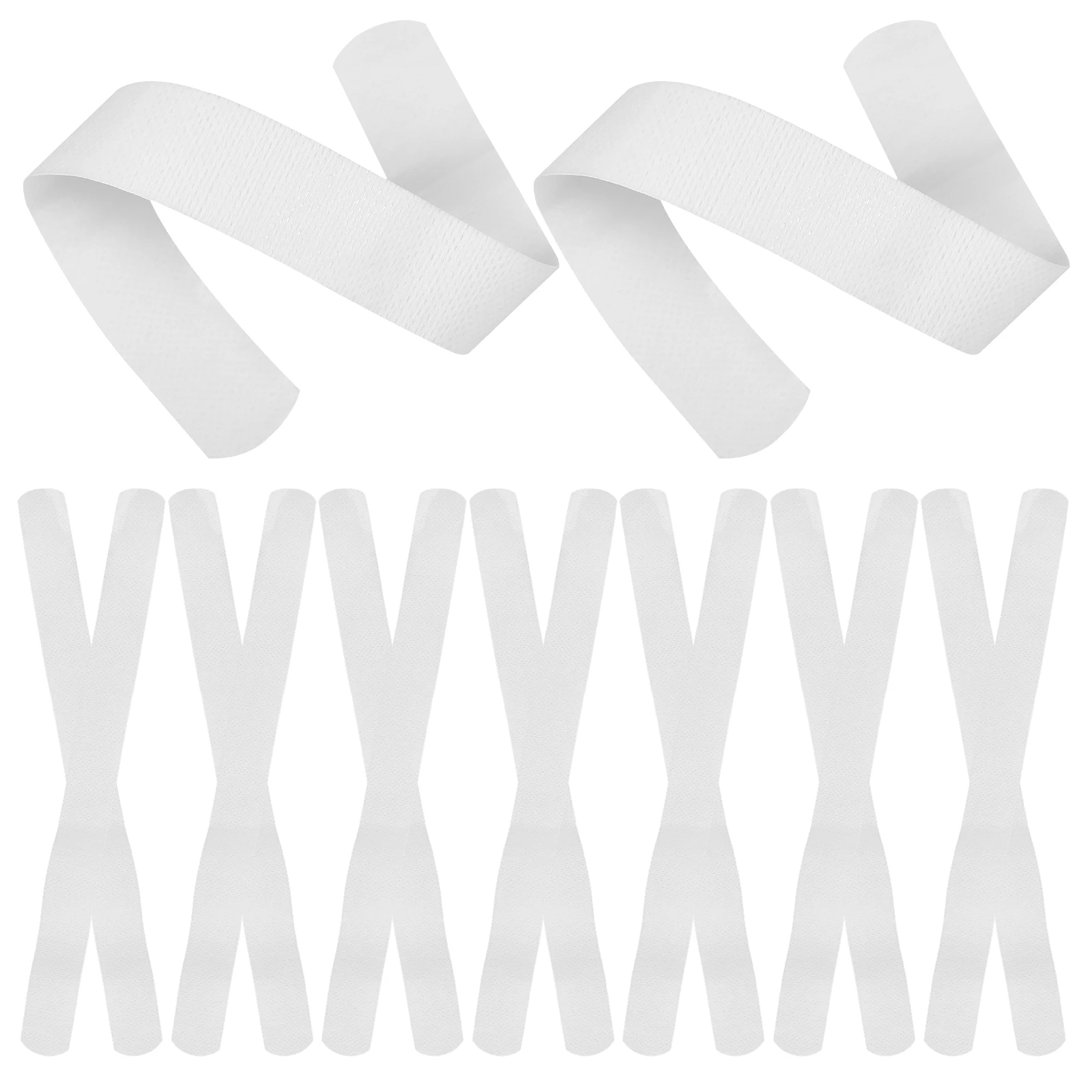 

20pcs Collar Stickers Hat Liners Disposable Sweat Bands Anti-dirty Non-woven Fabric For Men Golf Baseball Caps