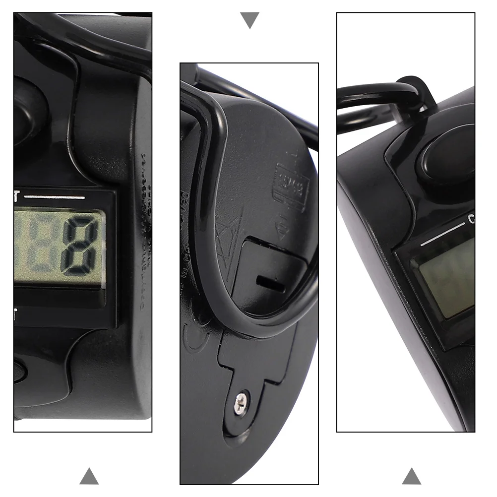 

2Pcs Manual Digital Counter Mechanical 5 Tallies Portable Sports Gadget Electronic Tally Recorder Fitness Pedometer