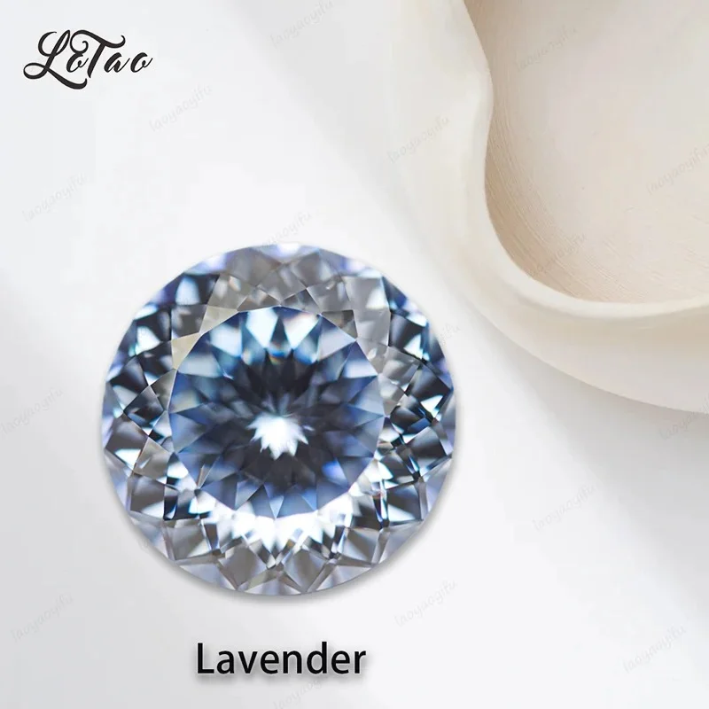 

100 Faceted Cut Round Shape Moissanite Artificial Gemstone Multiple Color Gemstone Lab Grown Diamond for Charms Jewelry