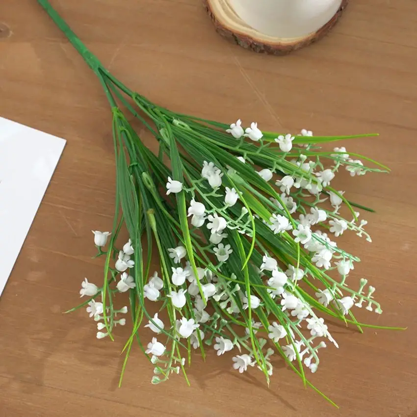 Künstliche Seidenblumen Maiglöckchen Heiße Verkäufe Hochzeit Brautsträuße Festival Outdoor Garten Kranz Home Diy Dekoration