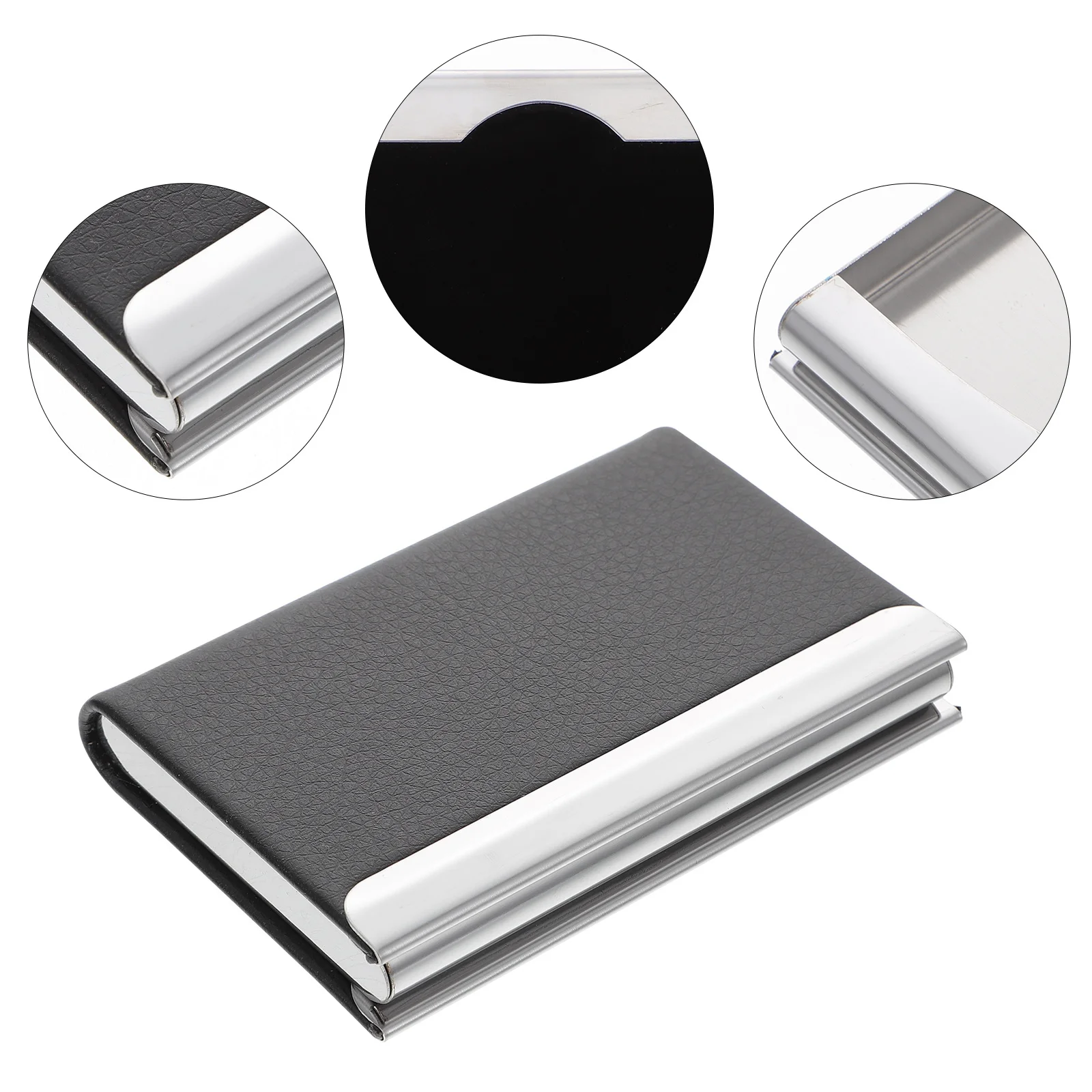 

Name For Men Large Capacity Credit Card Holders Business Credit Name Card Wallet Organizer Storage Case Gift