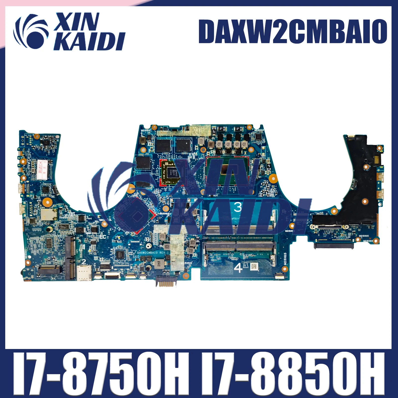 

Notebook Mainboard For HP ZBOOK 15 G5 Laptop Motherboard DAXW2CMBAI0 DAXW2CMBAF0 motherboard CPU I7-8750H I7-8850H V4G Test OK