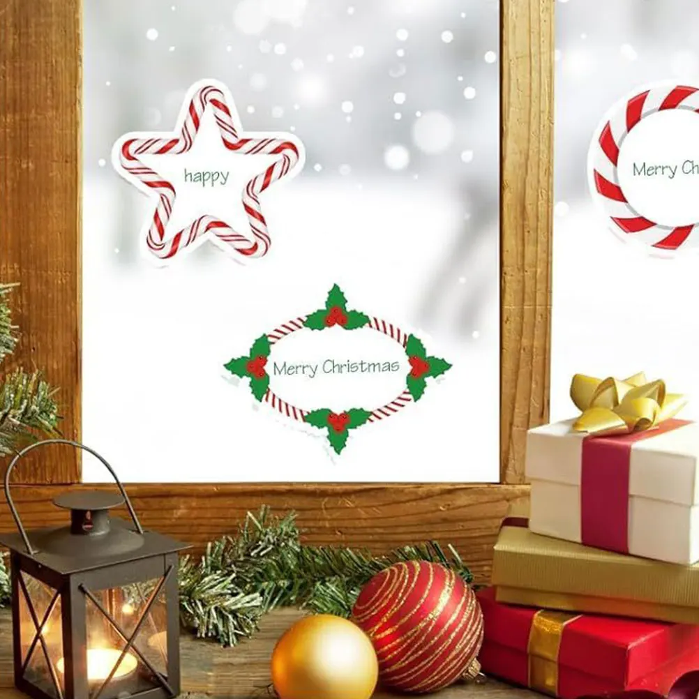 

1 set 12 Books Christmas Candy Sticky Notepads Festive Memo Pads Removable Self Adhesive Note Taking Supplies For Holiday Office
