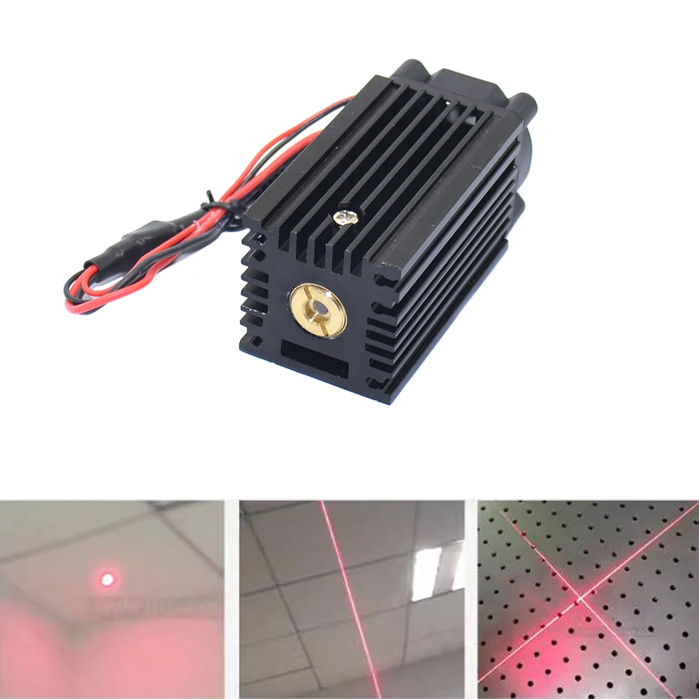 

650nm 100mW 200mW 3V 12V Dot Line Cross High Power Long Time Red Fine Light Laser Module