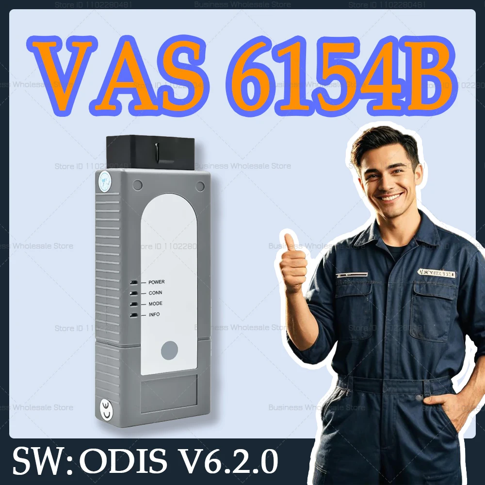 OKI V-A-S 6154 B: La Herramienta de Diagnóstico Ideal para V-W y Audi con Soporte Completo de Chip