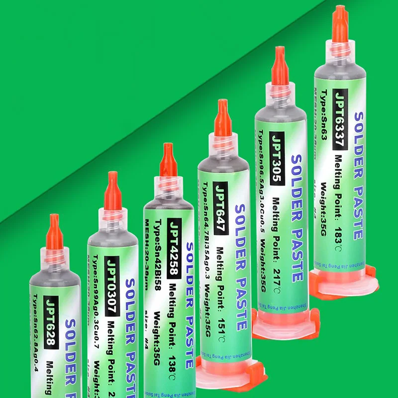 30g Needle Tube Solder Paste 138/151/181/183/217/227 ℃ USB LED BGA Welding Efficient Tool Set Tail Plug Maintenance Syringe Flux