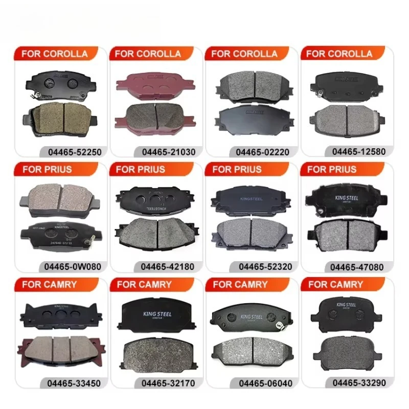OEM 04465-02410 04465-0D200 04465-0R010 Brake Pad for Corolla Flelder Rumlon St Matrlx 0446502410 044650D200 044650R010