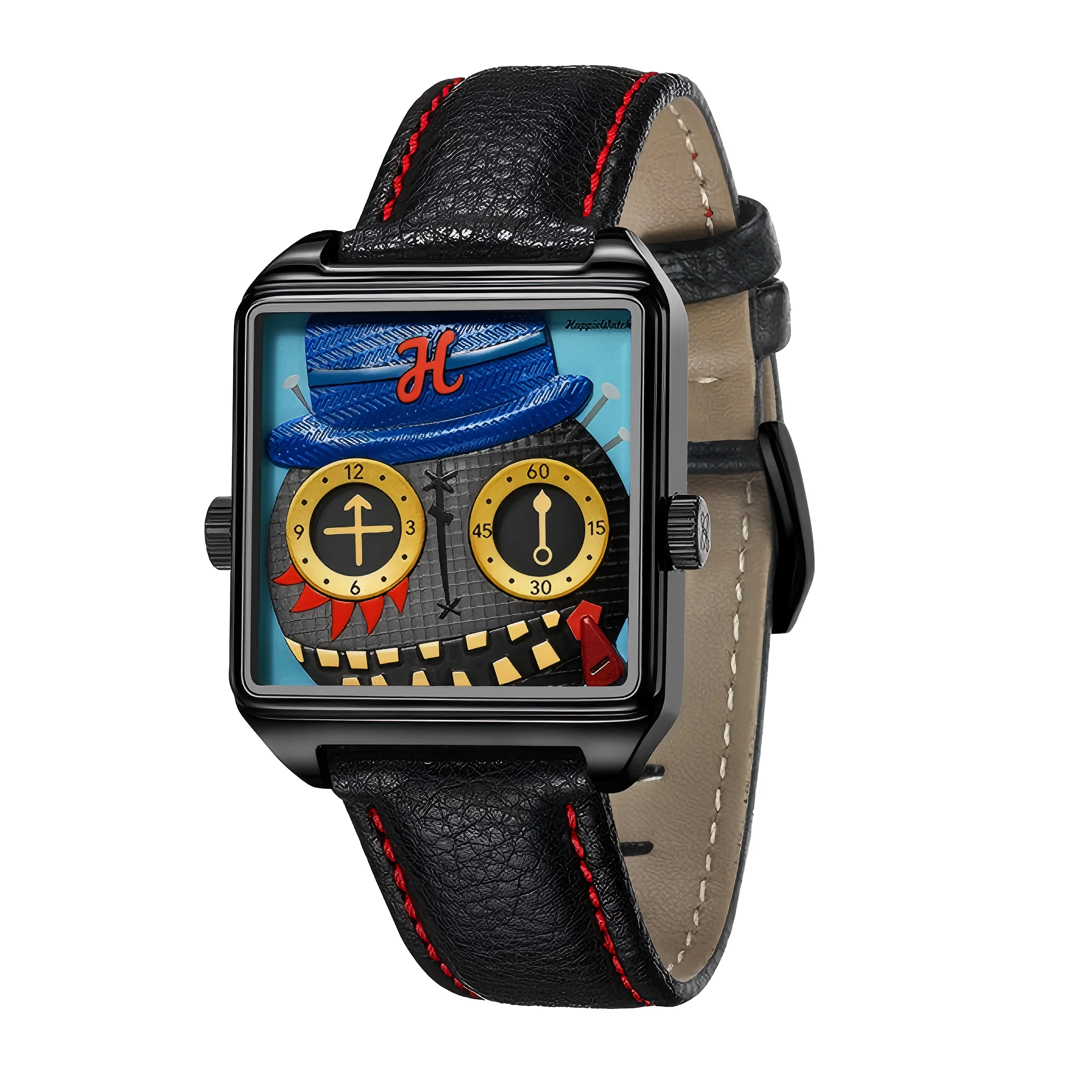 Happie Watch Top Original Couple Watch Stainless Steel Design Luxury Quartz Watch for Men Women Lover's Wristwatch ﻿