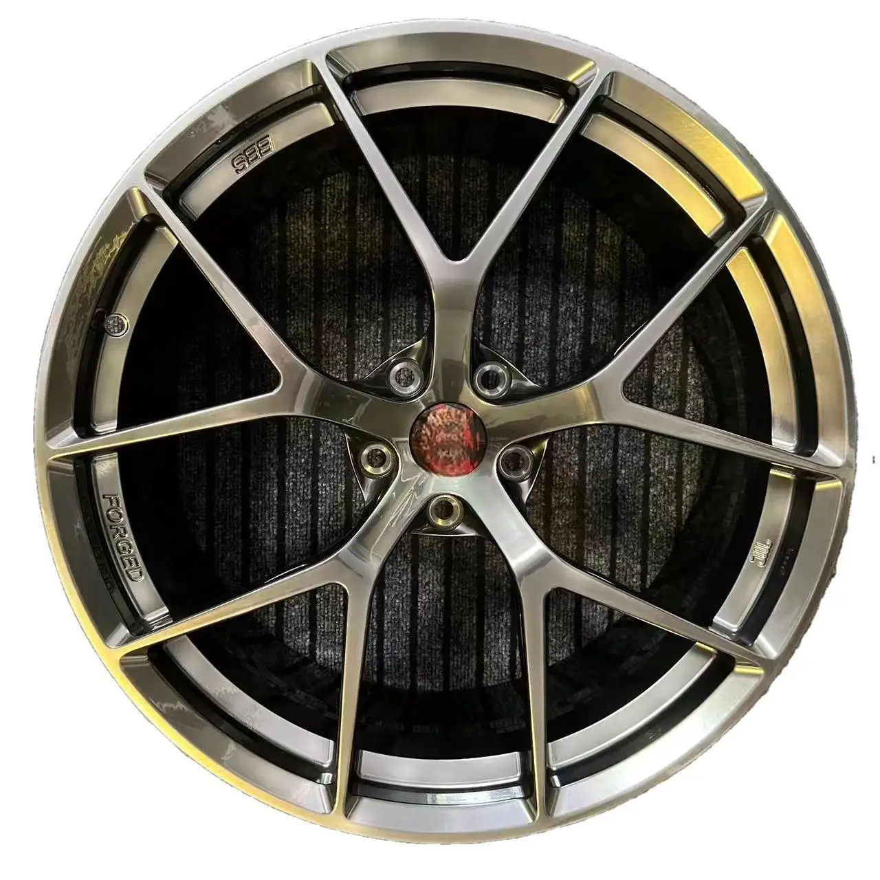 

New Design Eco Friendly Custom Multi Spoke Auto Forged Aluminum Wheels Hub OEM Retrofit/Upgrade 40mm 25mm 30mm 100mm