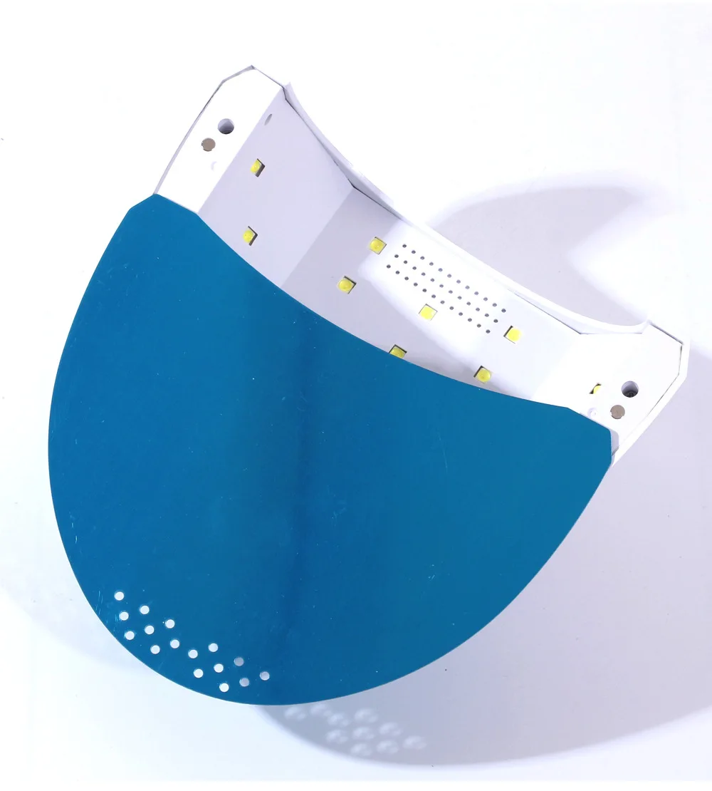 プロのマニキュアキット,UVランプ付きネイルサロン用電気キット,LEDまたは充電式,48W