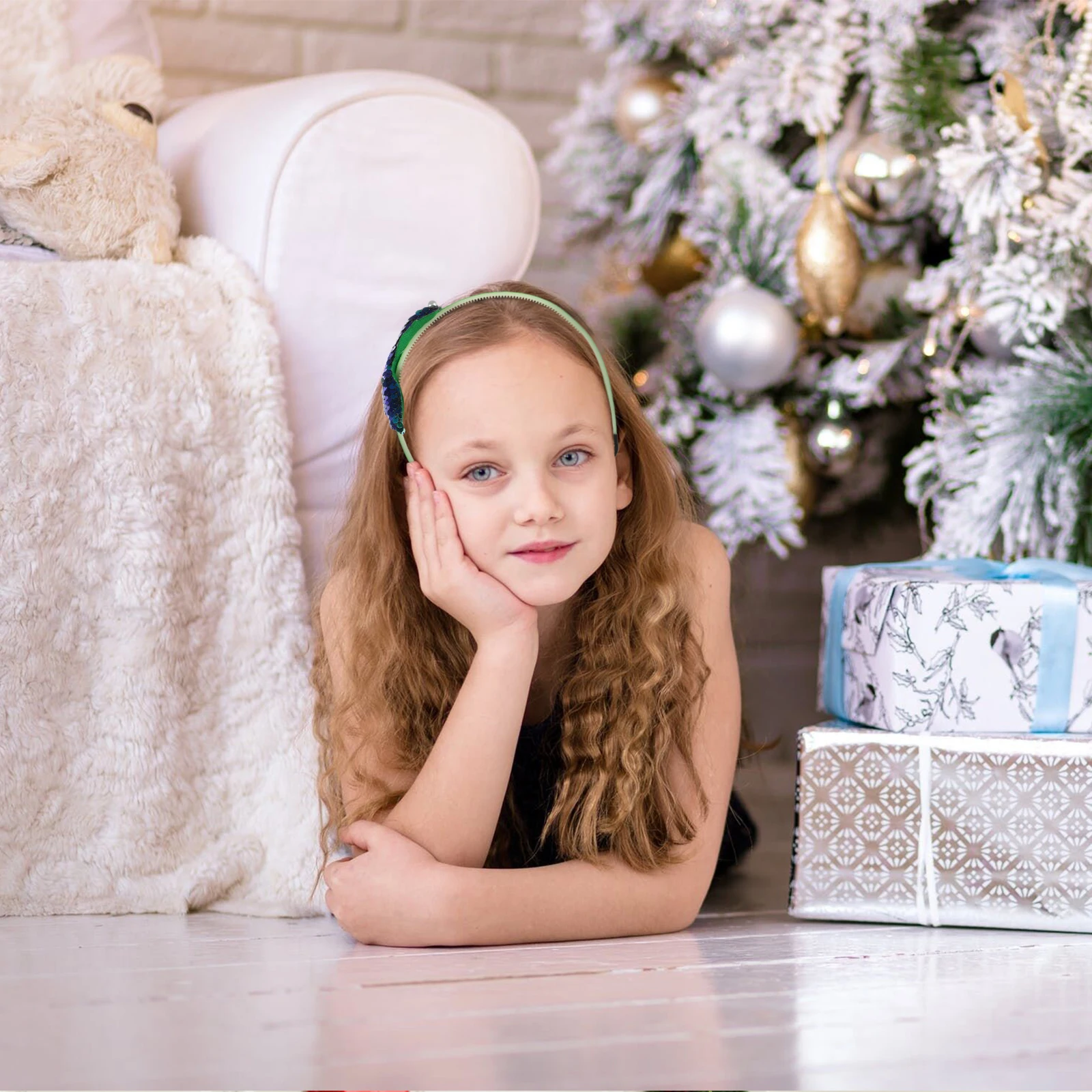 

3Pcs Mermaid Headband Sequins Hair Accessories Party Birthday Wedding Glitter Hair Decoration Fashion Headbands